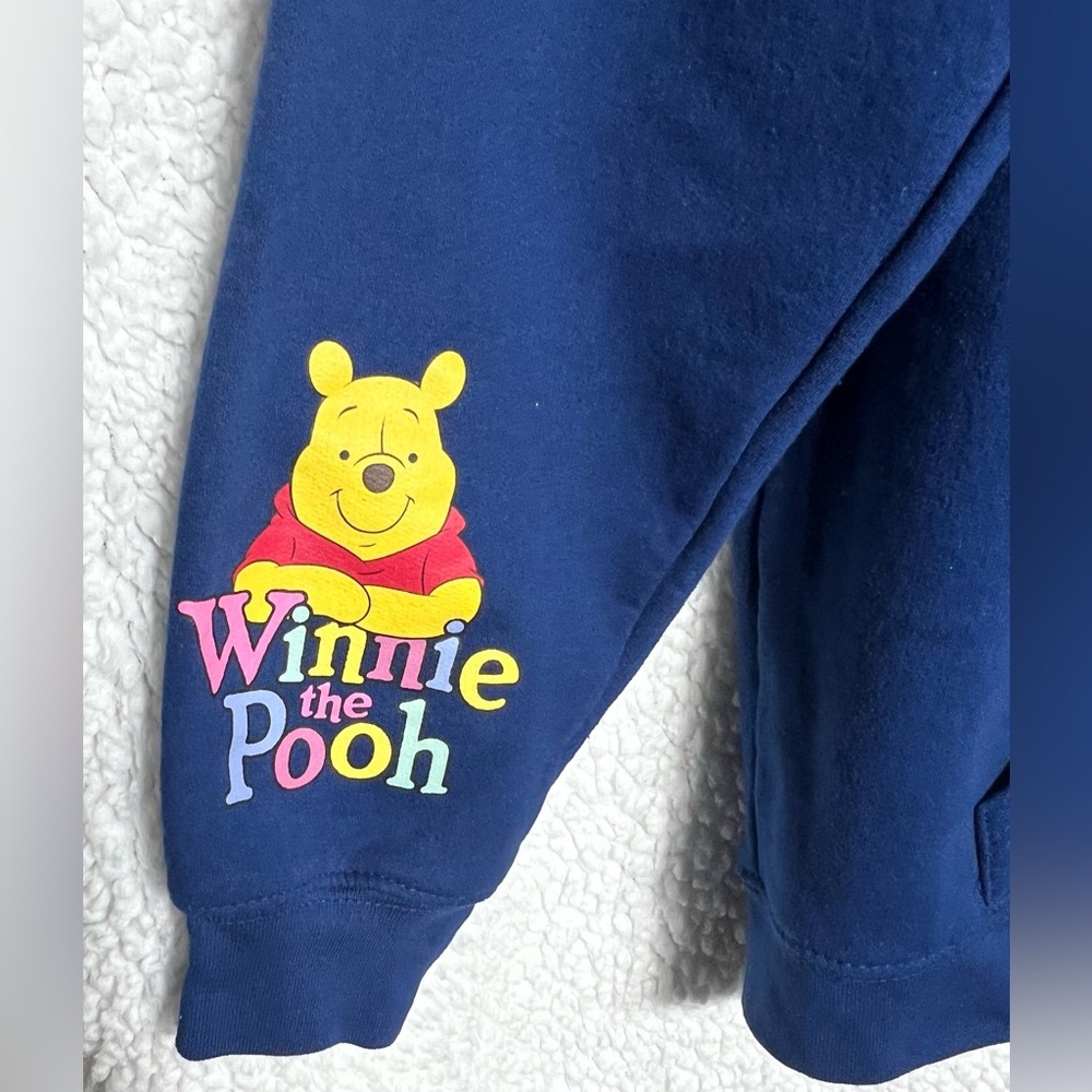 Disney Winnie the Pooh & Piglet Stay Sweet Embroidered Hoodie Women’s M (8-10) - Picture 2 of 8